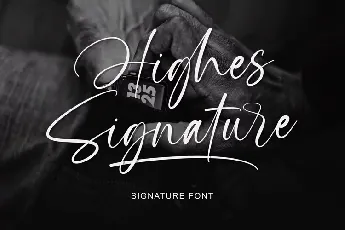 Highes Signature font