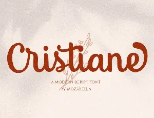 Cristiane Script font