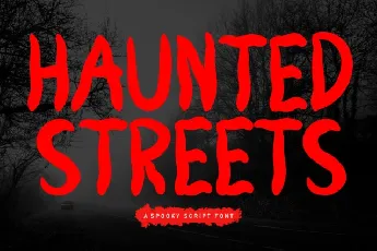 Haunted Streets Display font