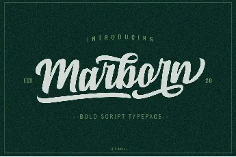 Marborn Typeface font