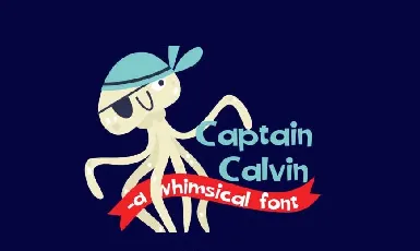 Captain Calvin font