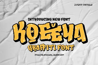 KOEEYA trial font