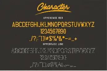 Lost font