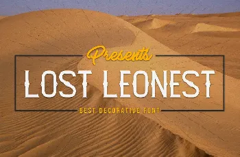 Lost font