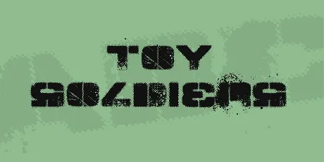 TOY SOLDIERS font