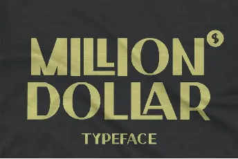 Million Dollar font