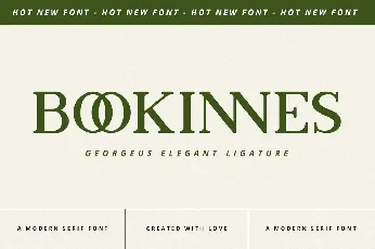 Bookinnes font