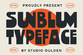 SG Sunblum font