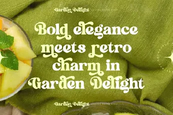 Garden Delight Serif font