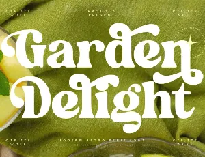 Garden Delight Serif font