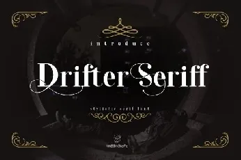 Drifter Seriff font