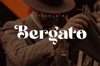 Bergato font