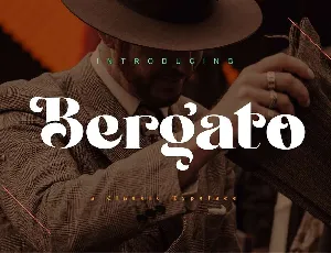 Bergato font