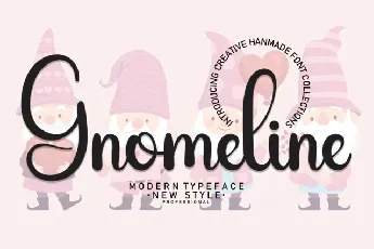 Gnomeline Script font