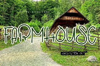 Farmhouse font