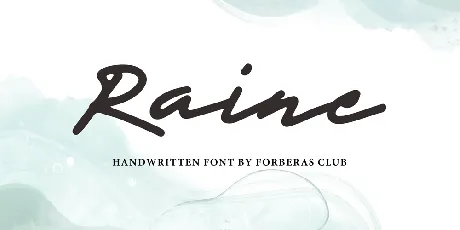 Rainee font