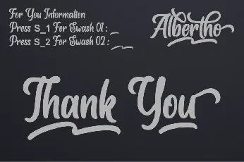 Albertho font