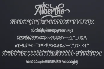 Albertho font