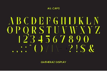 Gatheraz font