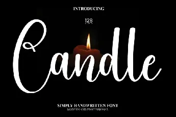 Candle Script font