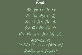 Erosa font