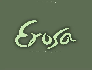 Erosa font