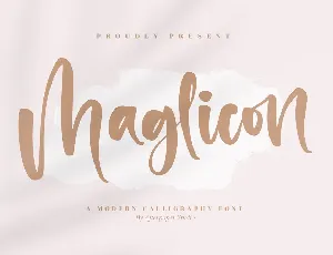 Maglicon font