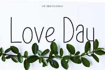 Love Day font