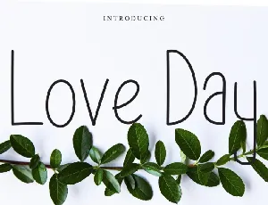 Love Day font