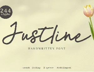 Justline font