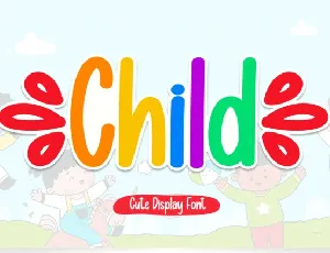 Child Display font