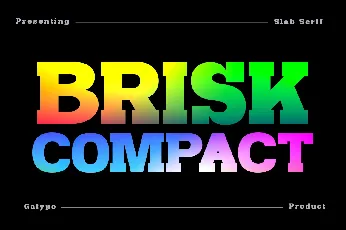 Brisk Compact font