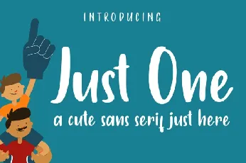 Just One Sans Serif font