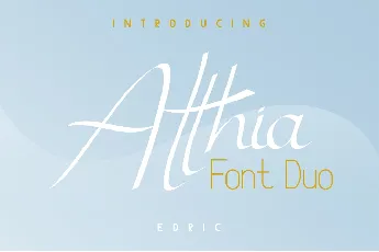 Atthia Demo font