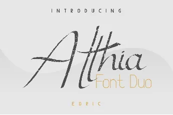 Atthia Demo font