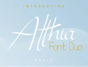 Atthia Demo font