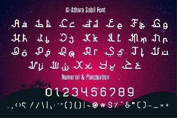 Al Athara Sabil font