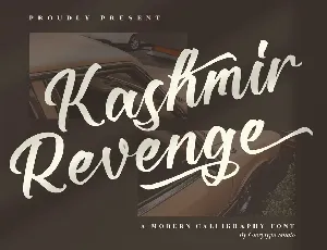 Kashmir Revenge font