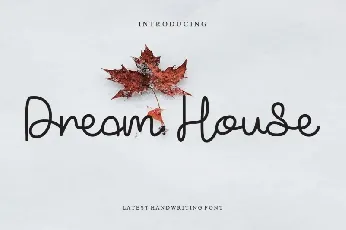 Dream House Handwritten font