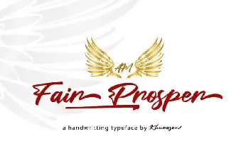 Fair Prosper Script font