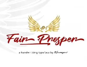 Fair Prosper Script font