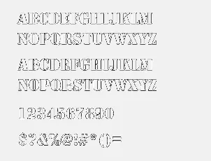 Stencil Free Alternatives font