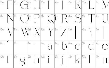 Coefficient font