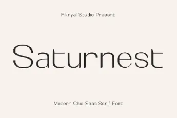 Saturnest font