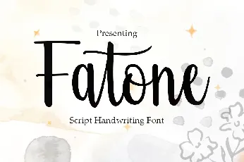 Fatone Script font