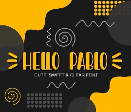 Hello Pablo Display font