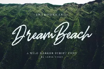 Dream Beach Script font