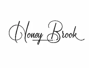 Honey Brook font