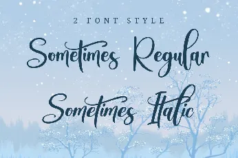 Snowtimes font