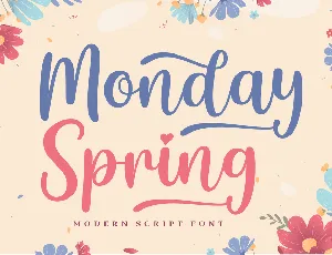 Monday Spring font